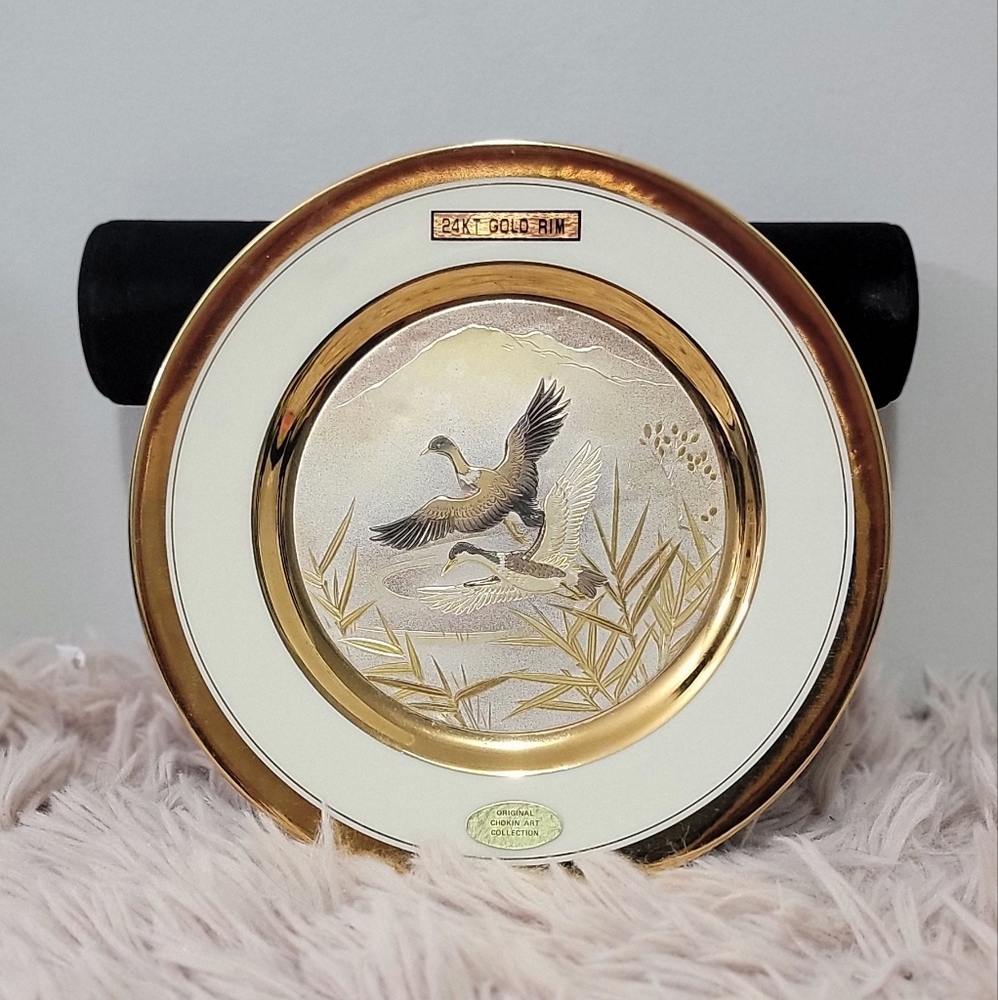 ❤️24KT Gold Trim Chokin Art Orginal Collection Limited Edition